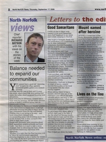 Good Samaritans North Norfolk News Sept 17th 2009