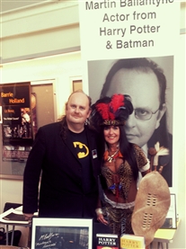 Donna Africa Warrior Woman & Local Norwich Actor Martin Ballantyne Guests at UEA Sci-fi Film Convention 12 May 2013